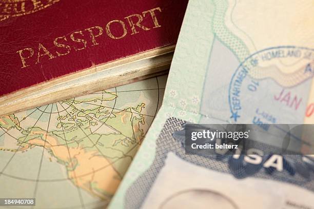 Passport & visa stamp